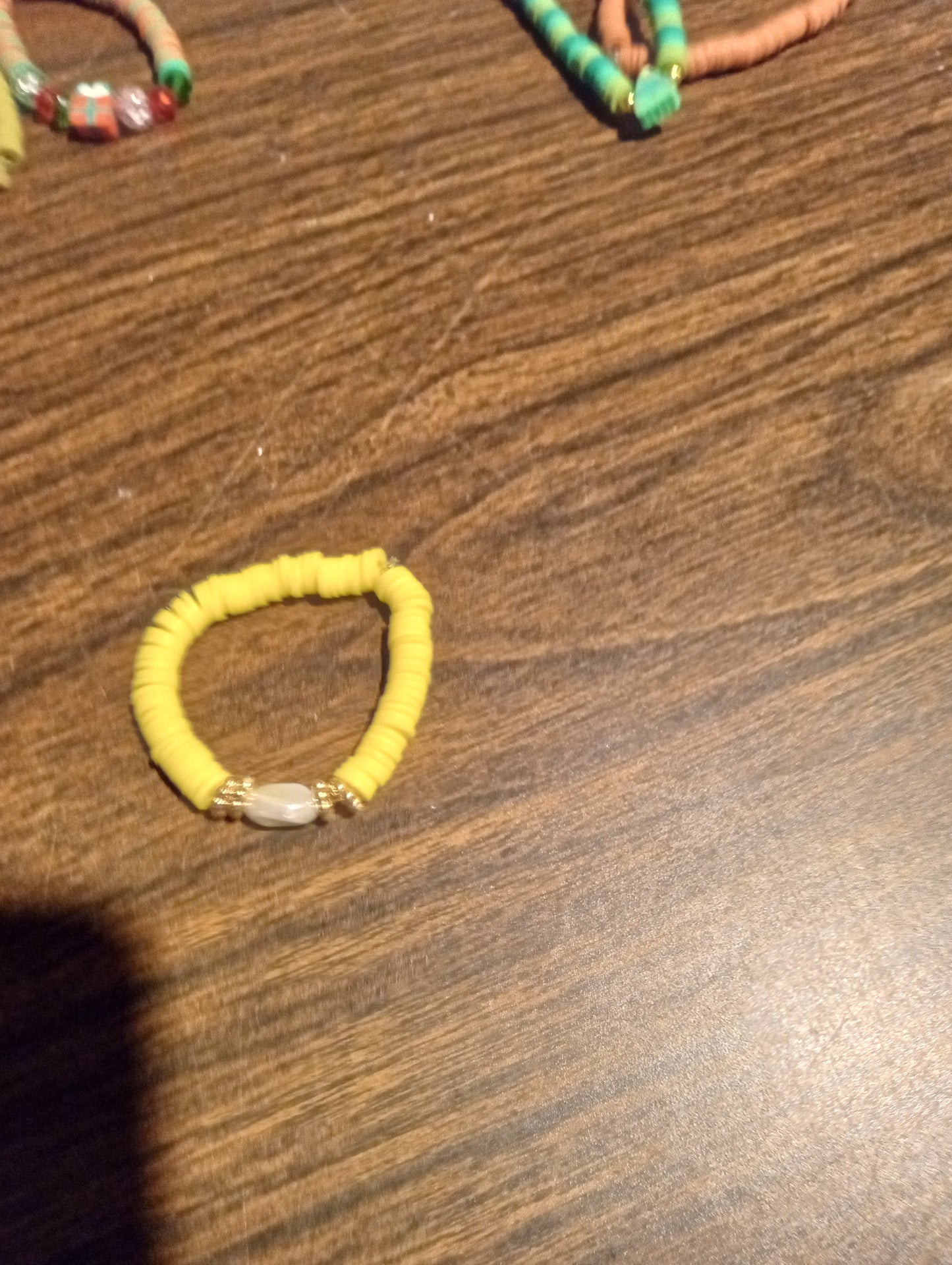 Yellow Pearl Summer Bracelet