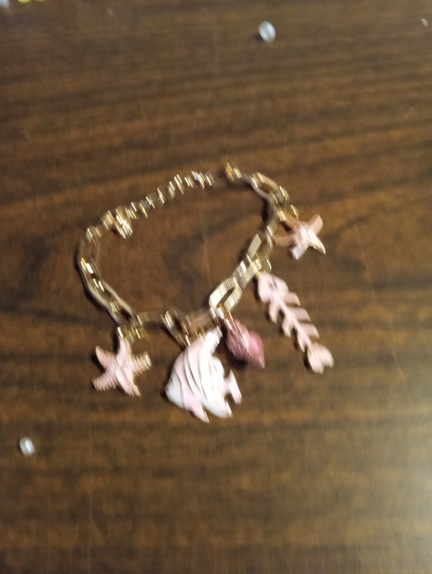 Pink Charm Bracelet