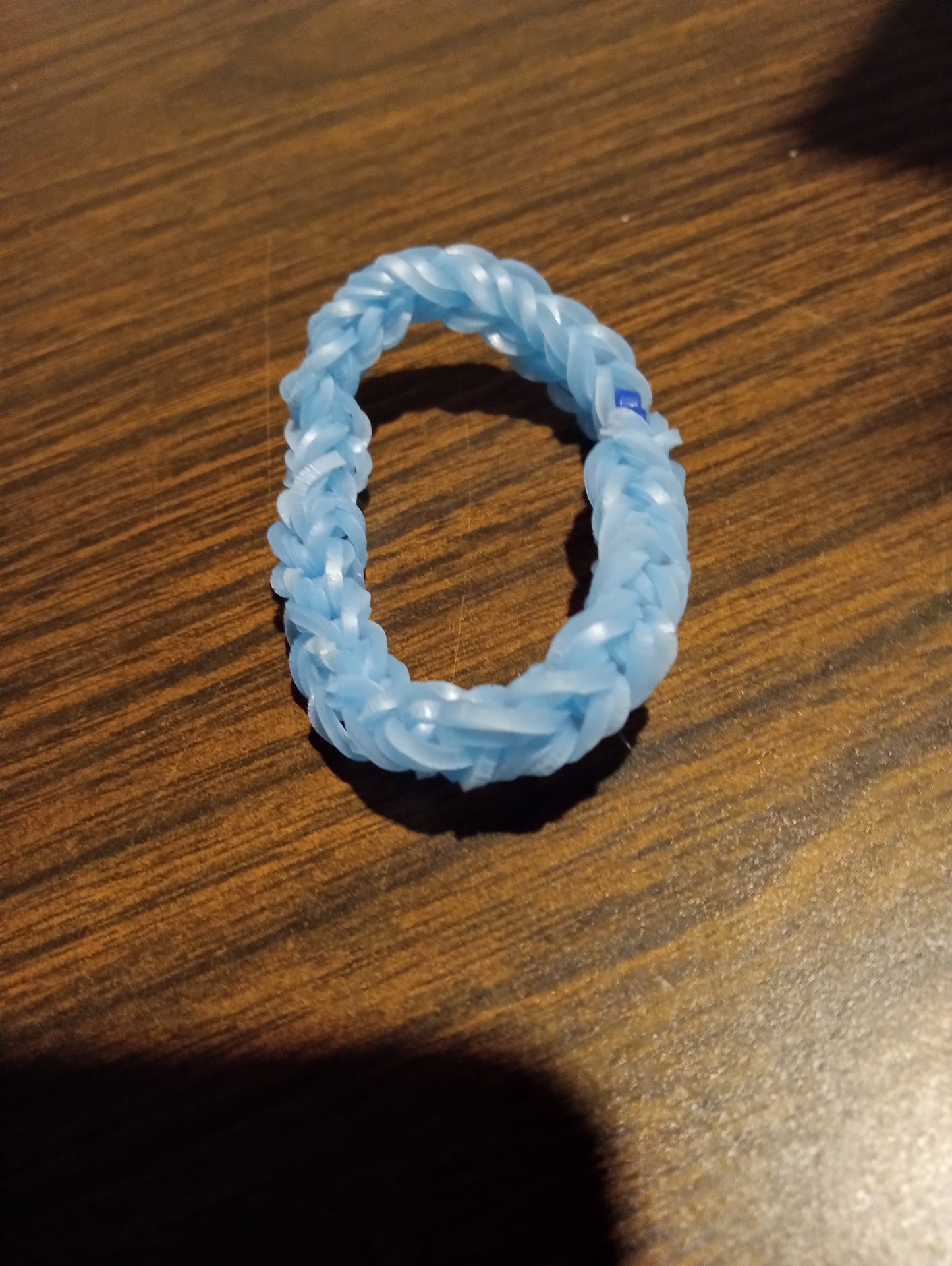 Light Blue Rubber Band Bracelet