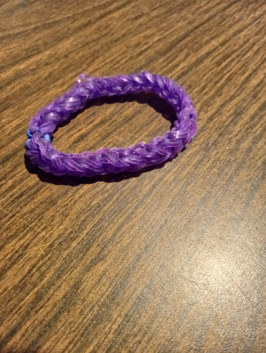 Purple Ribber Band Bracelet