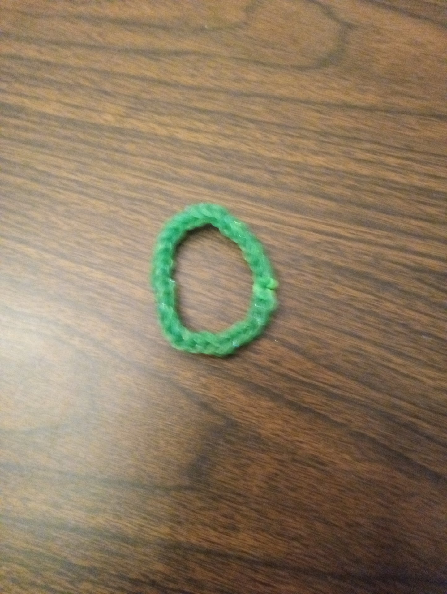 Rubber Band Bracelet Green