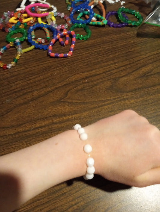 White Gem Bracelet