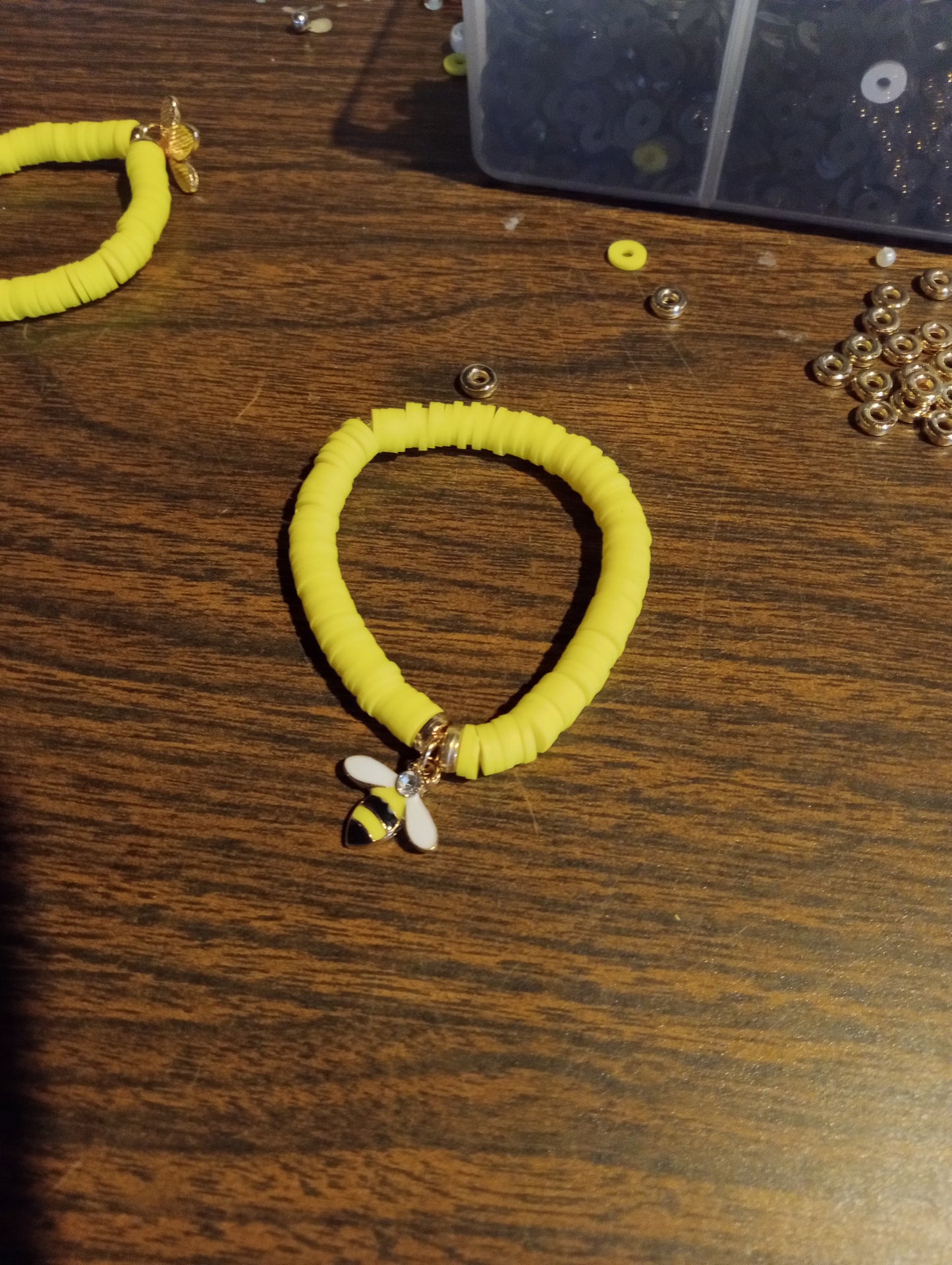 Yellow Bee Bracelet