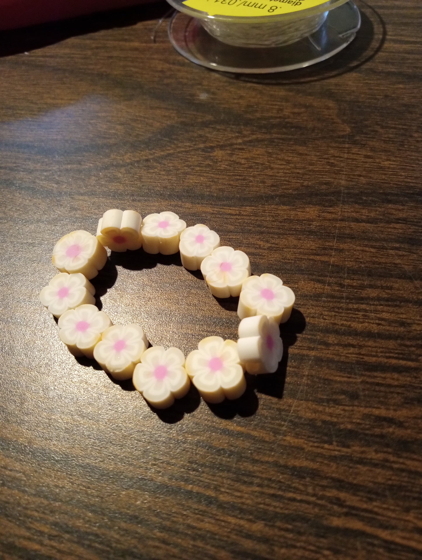 White Flower Bracelet